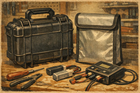 Plastic LiPo Case vs Fireproof Bag