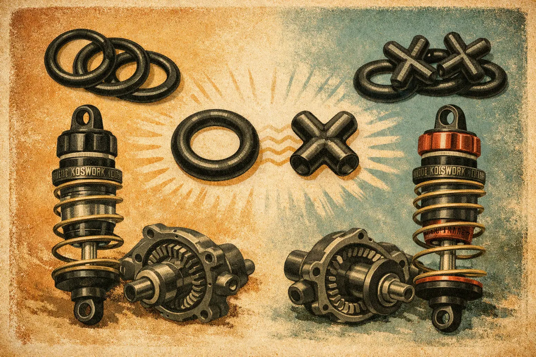 X Rings vs O Rings for RC Shock and Diff Seals