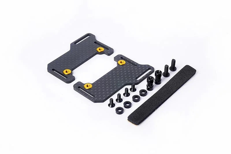 Koswork Carbon Shorty Lipo Battery Mount for Kyosho Mid Optima 2022