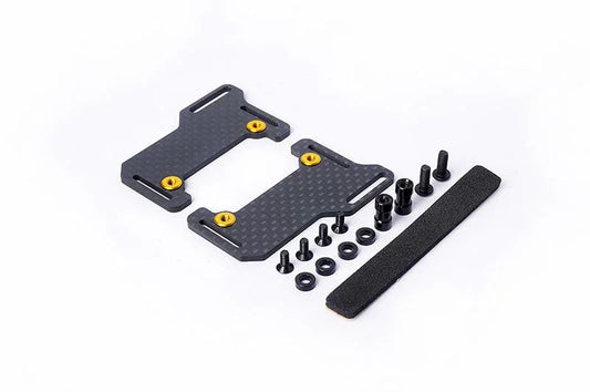 Koswork Carbon Shorty Lipo Battery Mount for Kyosho Mid Optima 2022
