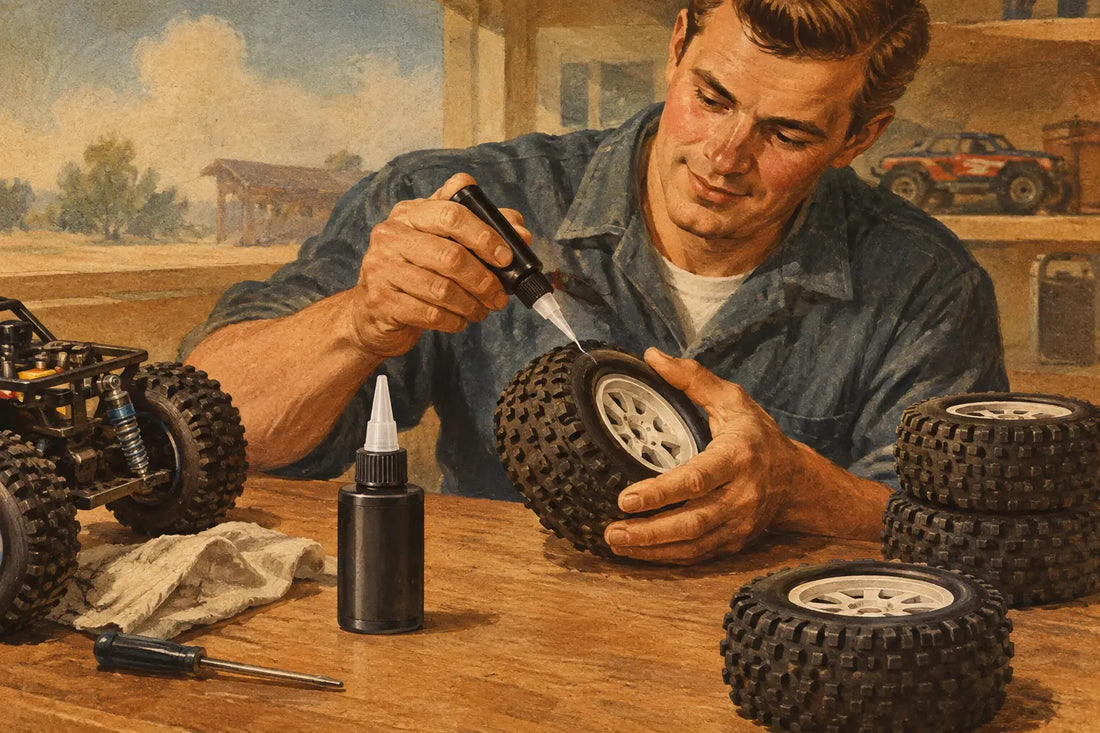 Koswork Tire Glue for Cleaner RC Tire Bonds