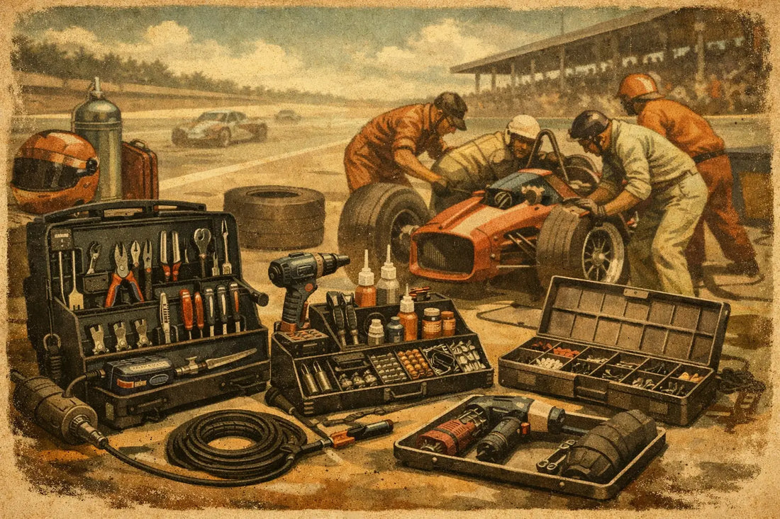 How to Arrange Race Pit Tools for Faster Turns