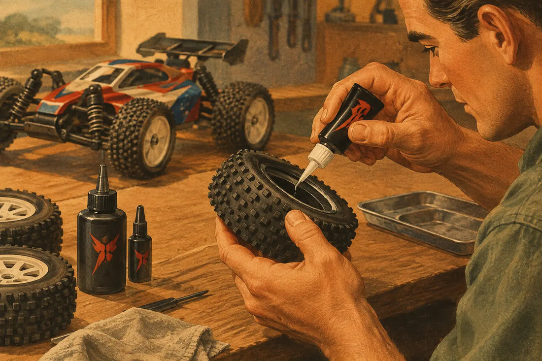 How to Apply RC Tire Glue Without Ruining Tires