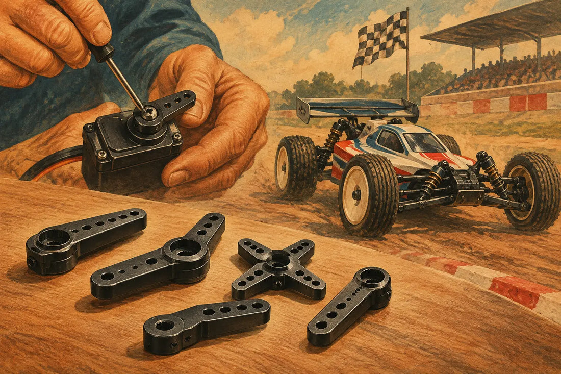 Koswork Servo Horns for Precise Race-Day Steering