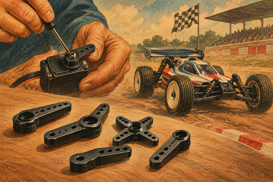 Koswork Servo Horns for Precise Race-Day Steering