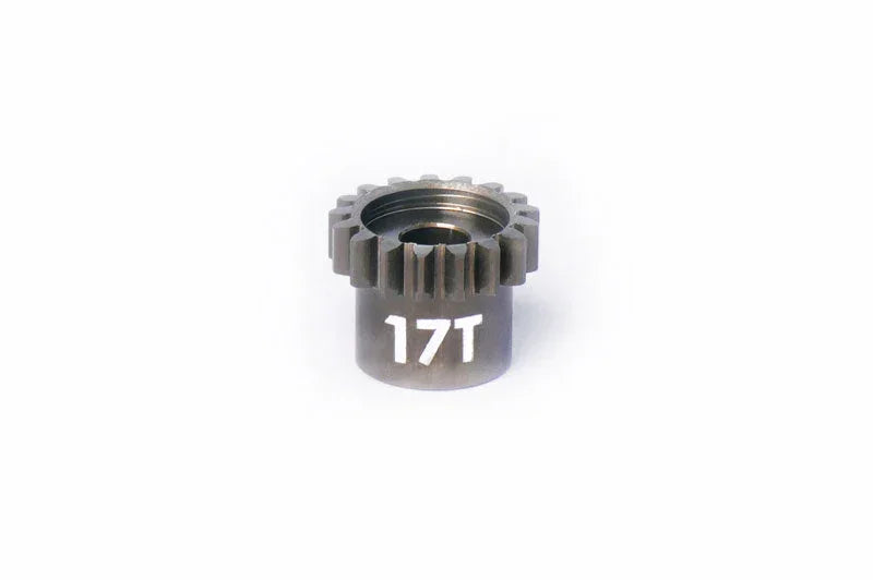 Koswork 17T steel pinion gear KOS03001 for RC car, silver color, durable accessory