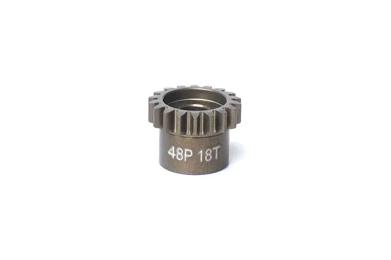 Koswork 48P 18T metal pinion gear for RC car, compact size, part number KOS03001-18