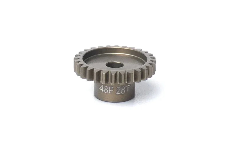 Koswork 48P 28T RC car pinion gear, metal, grey, product number KOS03001-28, racing accessory