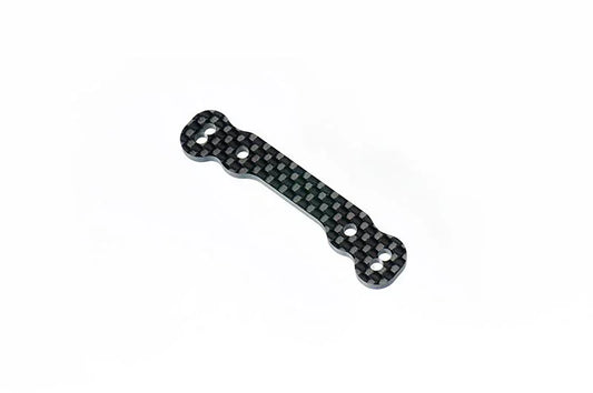 Carbon fiber RC car chassis plate with multiple mounting holes, hobby accessories part