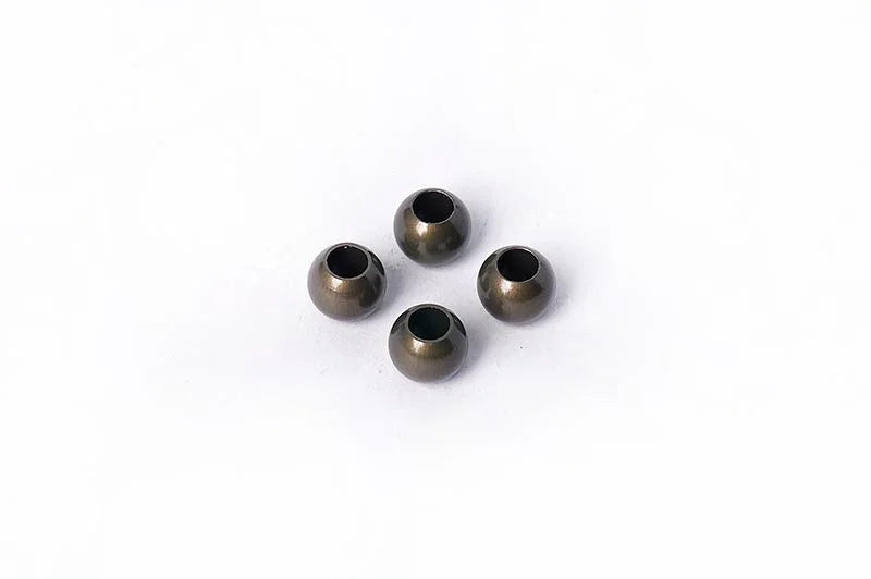 Koswork RC car titanium ball ends, set of four, round metal accessory, for suspension parts