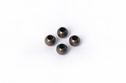 Koswork RC car titanium ball ends, set of four, round metal accessory, for suspension parts