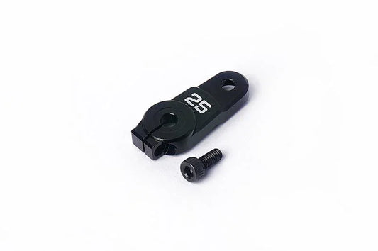 Koswork aluminum RC servo horn 25T black with screw, compact and durable accessory