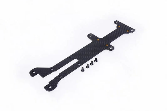 Koswork carbon fiber RC car chassis frame with screws, KOS04322, black, lightweight part
