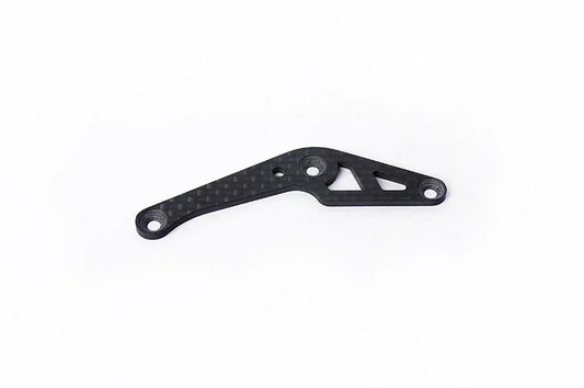 Koswork carbon fiber RC car steering arm, black, lightweight, part number KOS04332-1