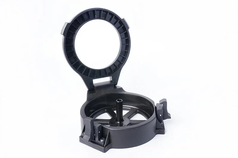 Koswork RC tire gluer stand black plastic, KOS13016-2 RC accessory, compact design