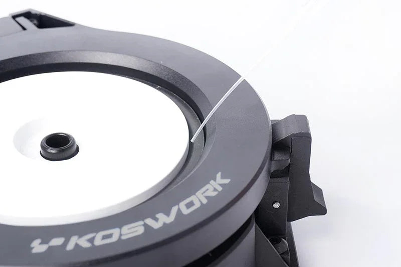 Koswork RC car parts spool reel, black plastic, for pit bag accessories, KOS13016-5