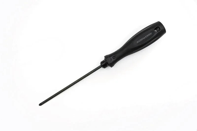 Koswork KOS13204 RC car tool, black handle screwdriver for RC accessories