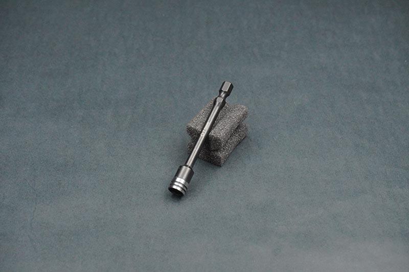 Koswork KOS13207-N7 RC car 7mm black metal hex driver tool on foam pad