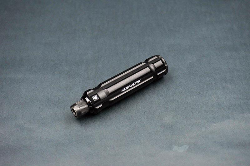 Koswork RC car tool handle KOS13210, black metal, compact accessory for RC maintenance