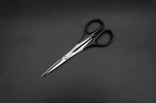 Koswork curved scissors KOS13222-01, stainless steel, black handle, RC car accessory tool