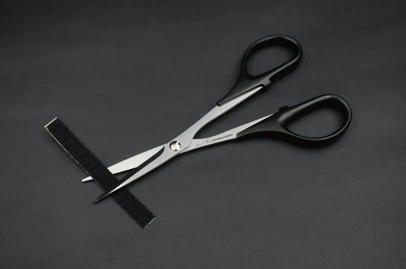 Koswork KOS13222 RC car accessory scissors with black handles cutting Velcro strip