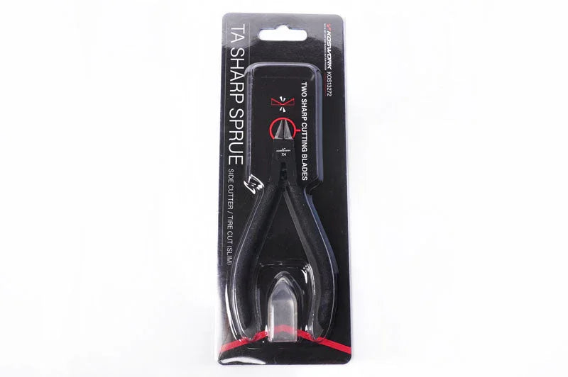 Koswork TA Sharp Sprue side cutter KOS13272 in black packaging, RC car accessory tool