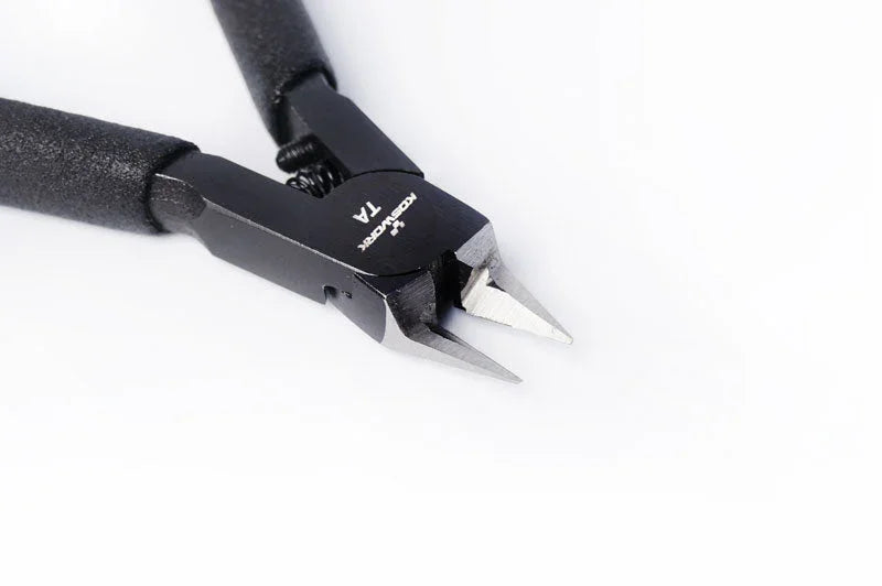 Koswork TA precision RC side cutter pliers, black metal, for RC car accessories
