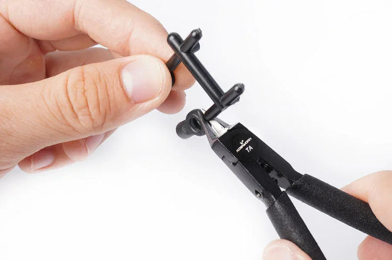 Koswork TA RC car tool, black pliers removing plastic part, precision RC accessory