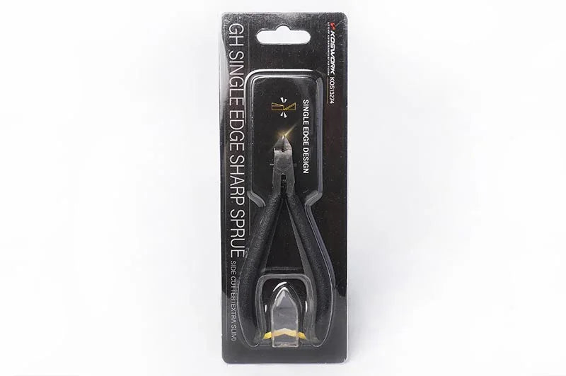 Koswork KOS13274-8 RC car single edge sprue side cutter, black, in retail packaging