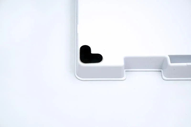 Koswork RC car accessory white tray with black corner protector, product KOS32101-9