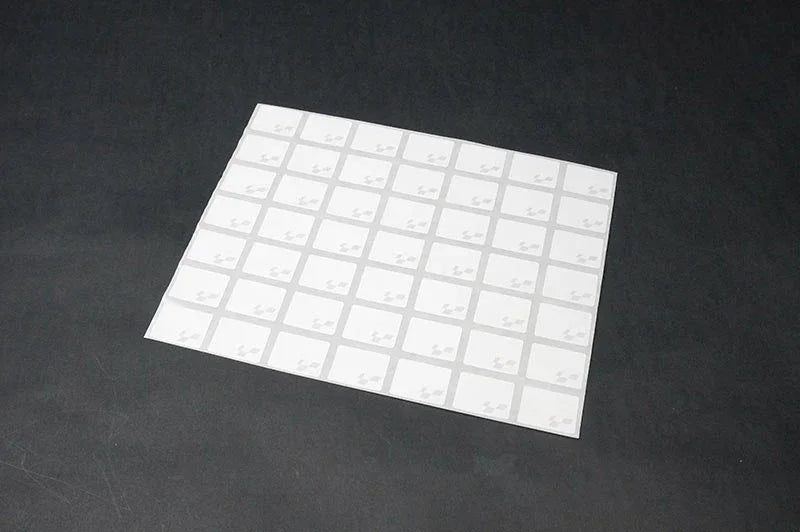 Koswork RC double-sided tape sheet, white adhesive squares, product KOS32117-5, for pit accessories