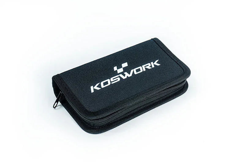 Black Koswork RC tool zippered carrying case on white background