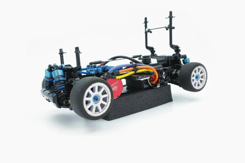 Koswork RC car display stand KOS32202-16, foam black, supports 1/10 scale chassis, accessory