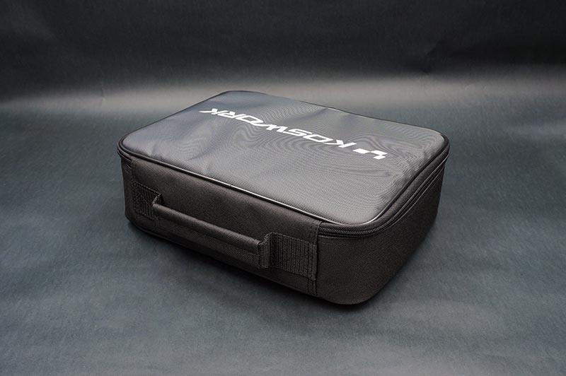 Koswork KOS32216 black RC car accessory bag, rectangular, durable fabric, with handle