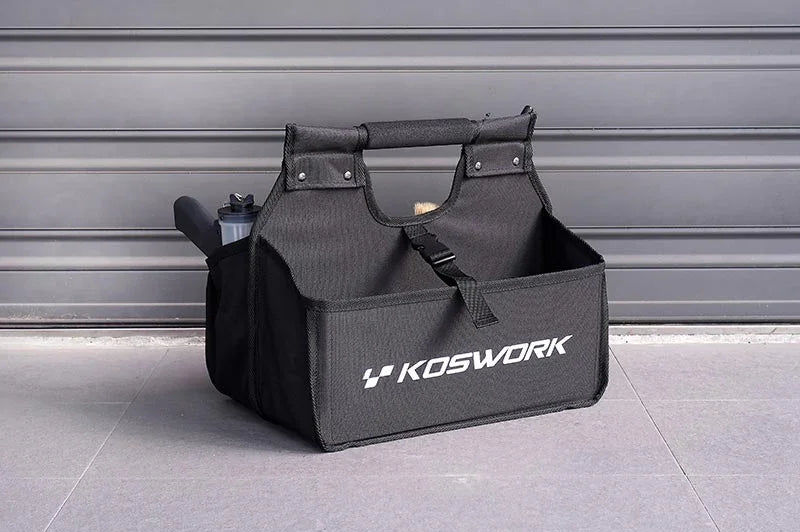 Koswork black RC pit tool bag, large size, durable fabric, with logo, product KOS32236V2-3