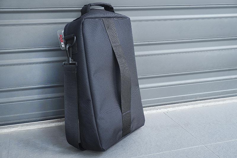 Koswork RC car accessory bag black nylon, shoulder strap, KOS32267-7, compact size