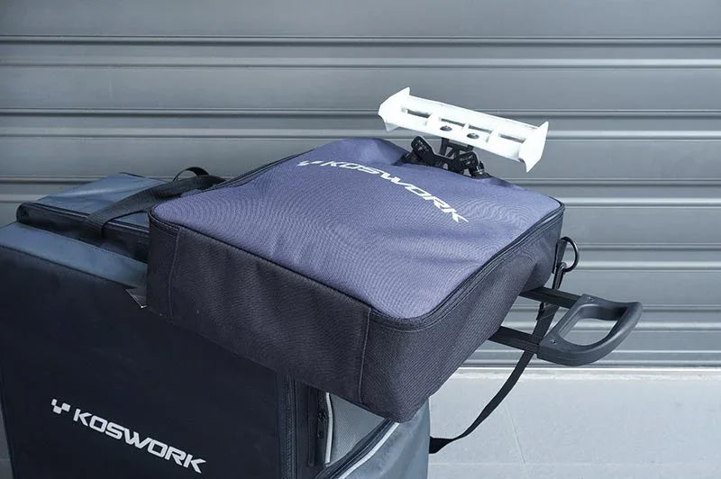 Koswork RC car carrying bag with black and blue fabric, model KOS32268-8, for accessories storage