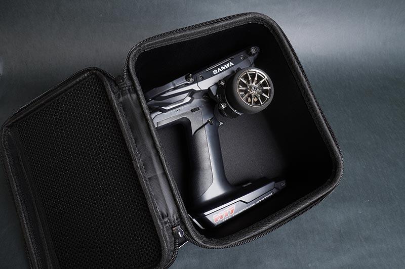 Koswork RC transmitter bag KOS32401, compact black hard case for remote controller storage