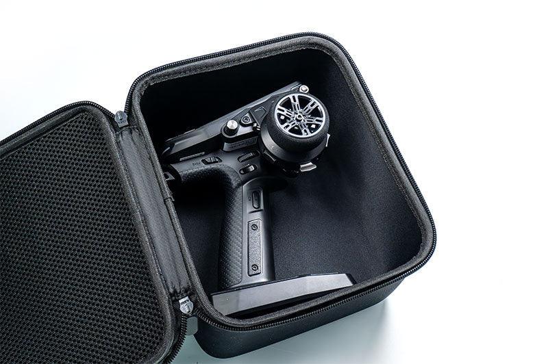 Koswork RC transmitter hard case KOS32401-8, black protective storage bag for radio controller
