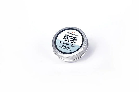 Koswork Silicone Ball Diff Grease 8ml KOS50009, RC car accessory in silver tin