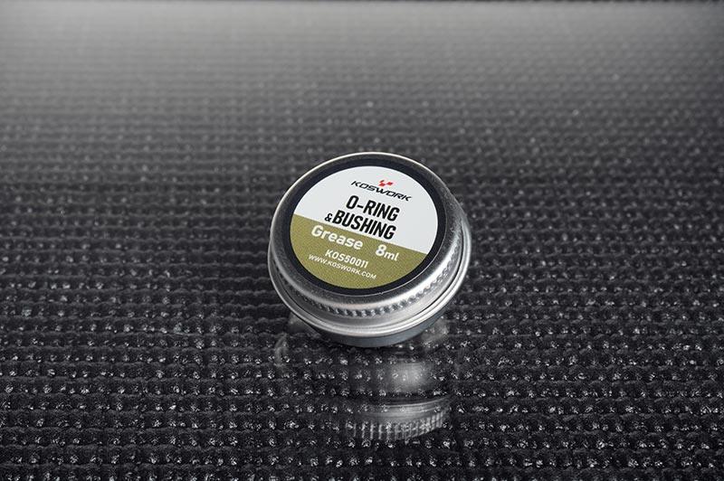 Koswork O-Ring Bushing Grease KOS50011 tin for RC car maintenance, 8ml, metal container