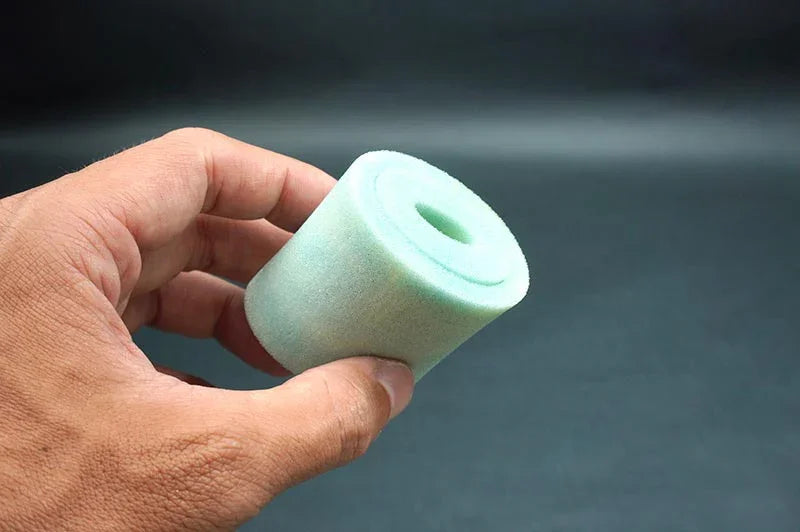 Koswork RC car air filter foam insert, light green, cylindrical, product KOS50021-4