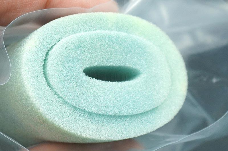 Koswork RC car foam insert KOS50021, light green, cylindrical, hobby accessory